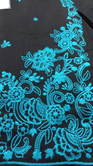 FARASHA Lawn Embroidered Suit With Voil Dupatta