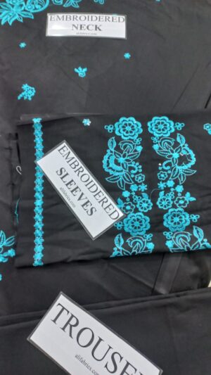 FARASHA Lawn Embroidered Suit With Voil Dupatta