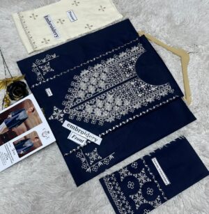 URGE 2pc Lawn Embroidery Suit With Embroidered Necline