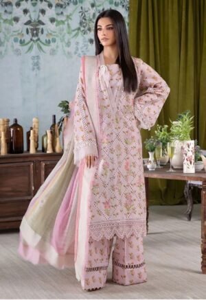 SOBIA NAZIR Lawn Full Heavy Embroidery And Printed 3pc Suit
