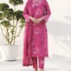 5 (3) FARASHA Lawn Printed 3pc Suit With Embroidery Patches