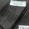 Nureh Beautiful Black Suit With Embroidery Patches