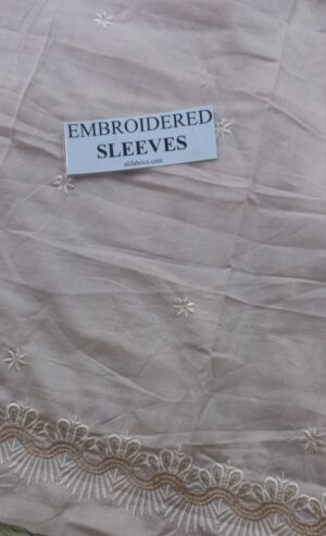 Hania Amir Lawn Heavy Embroidery Peech Suit 3pcs