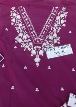 PEZWAAN Lawn Embroidered 3pc Suit High Quality Stuff