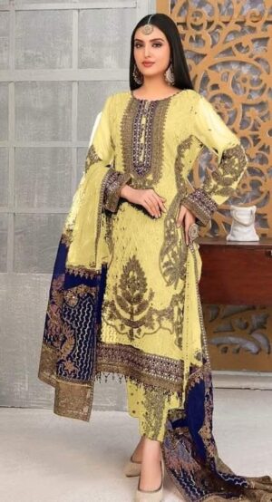 WhatsApp Image 2026-02-07 at 1.29.18 AM TAWAKKAL Cotton Full Heavy Embroidery Suit With Embroidered Trouser