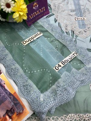 NUREH Lawn Full Heavy Embroidery With Chikankari 3pc Suit