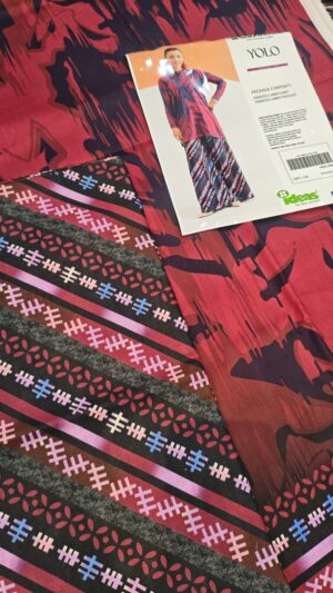 Gul Ahmed Lawn Printed 2-Piece Suit - Purple